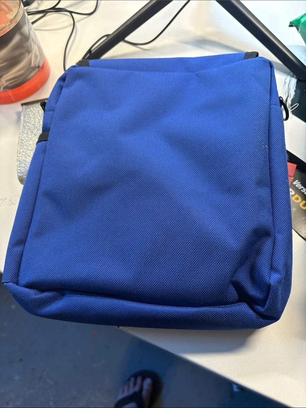 Manhattan Portage Blue Compact Messenger Crossbody Bag